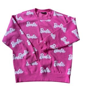 Barbie Men's Crewneck Sweater in Pink